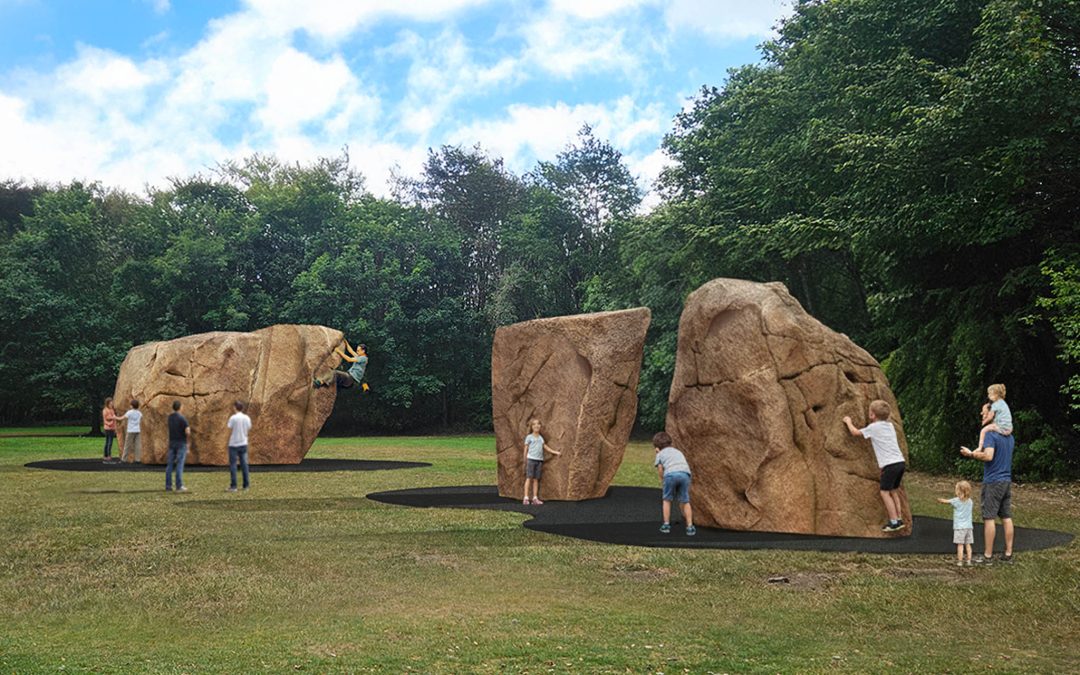 Plessey Woods Climbing Boulders Northumberland